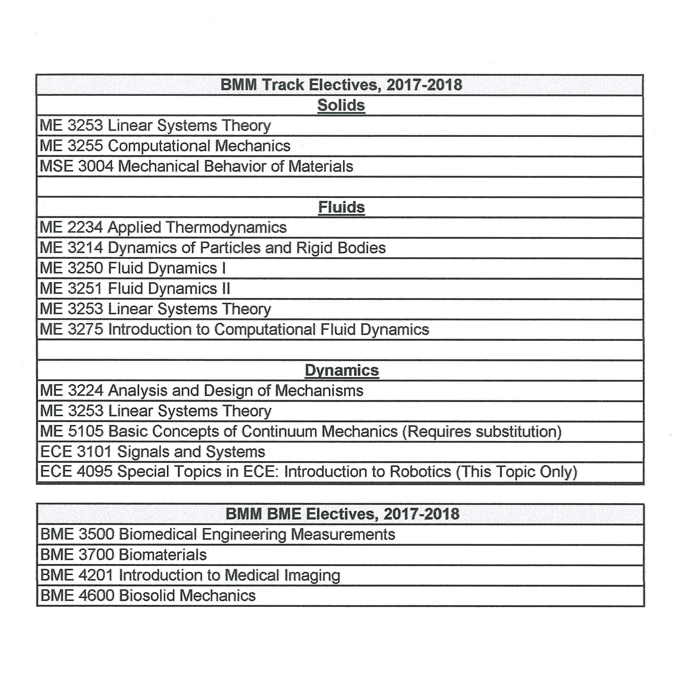 Undergraduate Programs Biomedical Engineering
